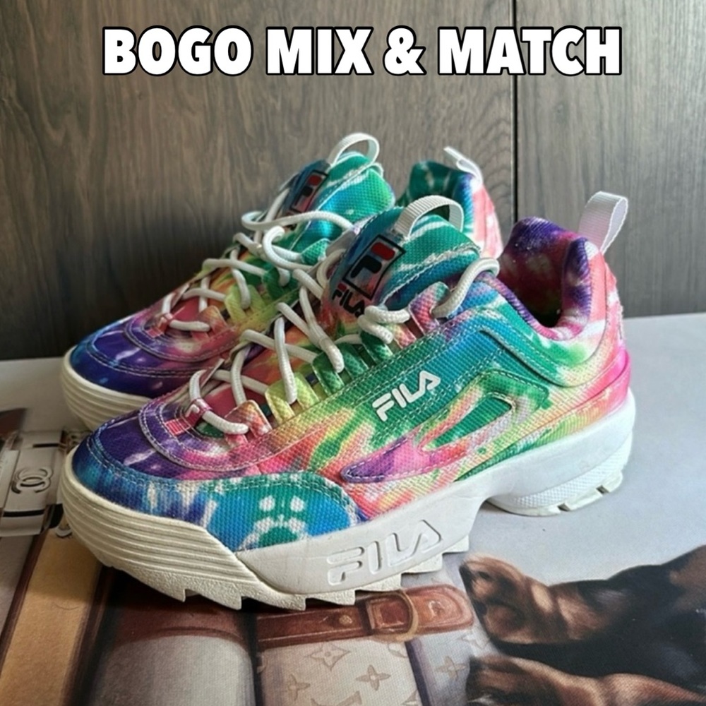 (BOGO) Fila 6.5 tie dye Sneakers